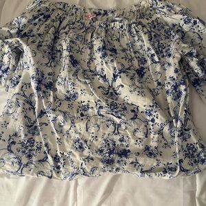 Hester and Orchard XL blue blouse
